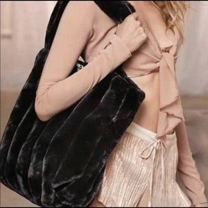 Victoria’s Secret Faux Fur Tote